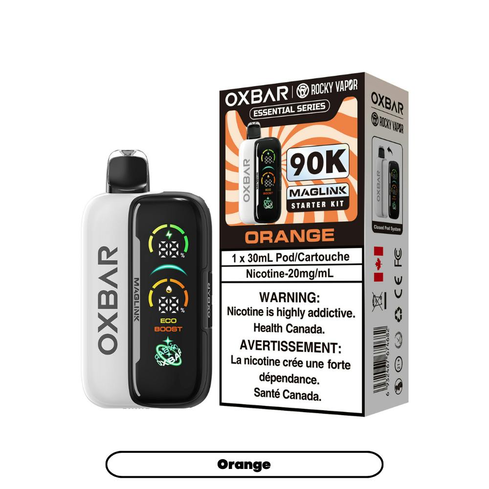 OXBAR Maglink 90k 30ml Pod - Starter Kit Essential Series Orange