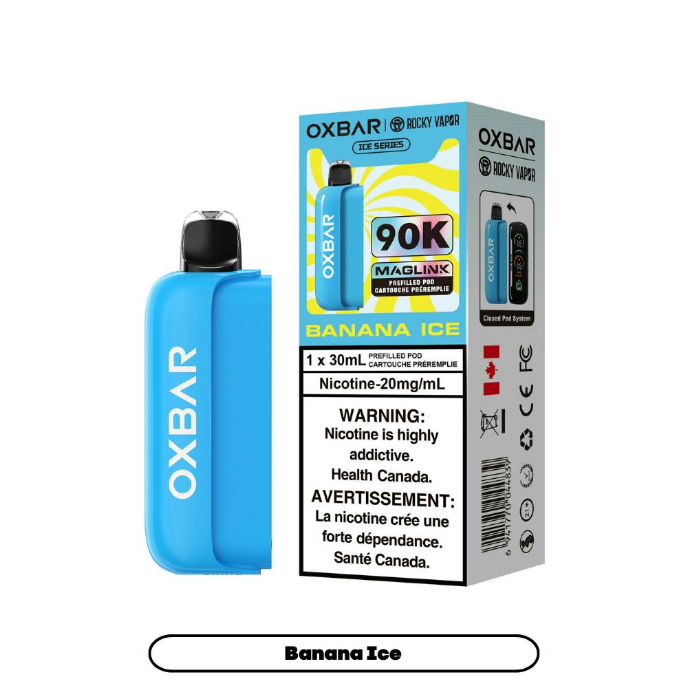 OXBAR Maglink Pod 90k Puff Ice Series Banana Ice