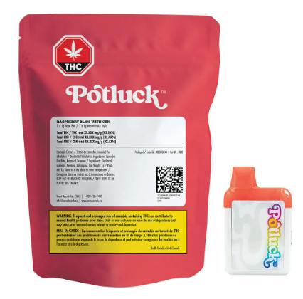 POTLUCK Razzberry Bliss CBN AIO 1g