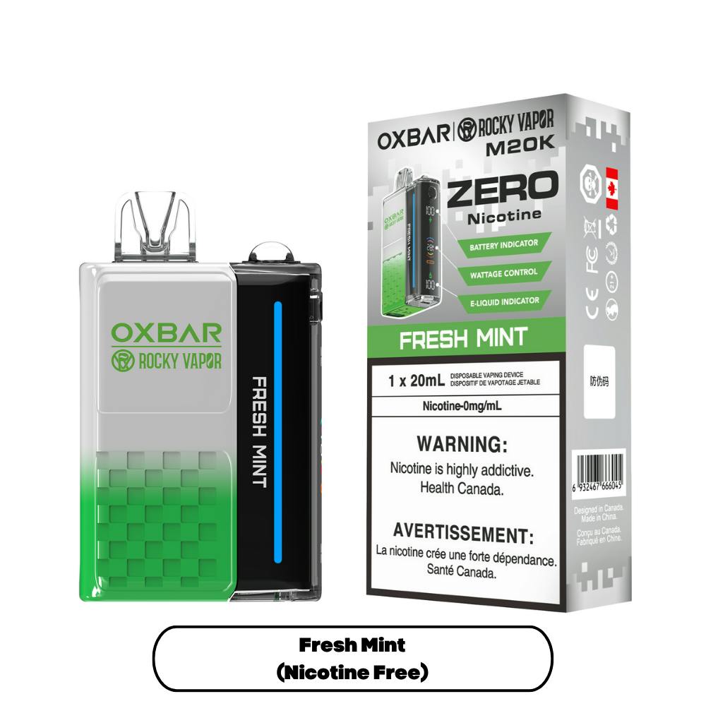 OXBAR M20K (Nicotine Free) Disposable 20ml FRESH MINT