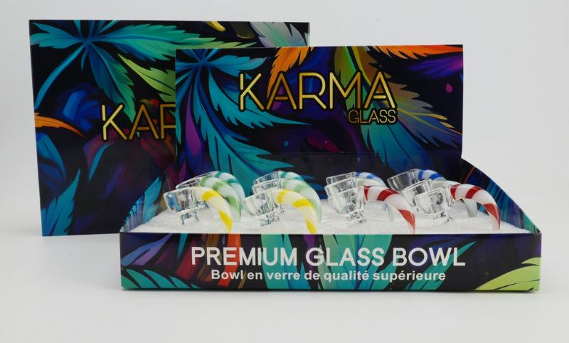 KARMA - Reversal Horn Glass Bowl - 14mm