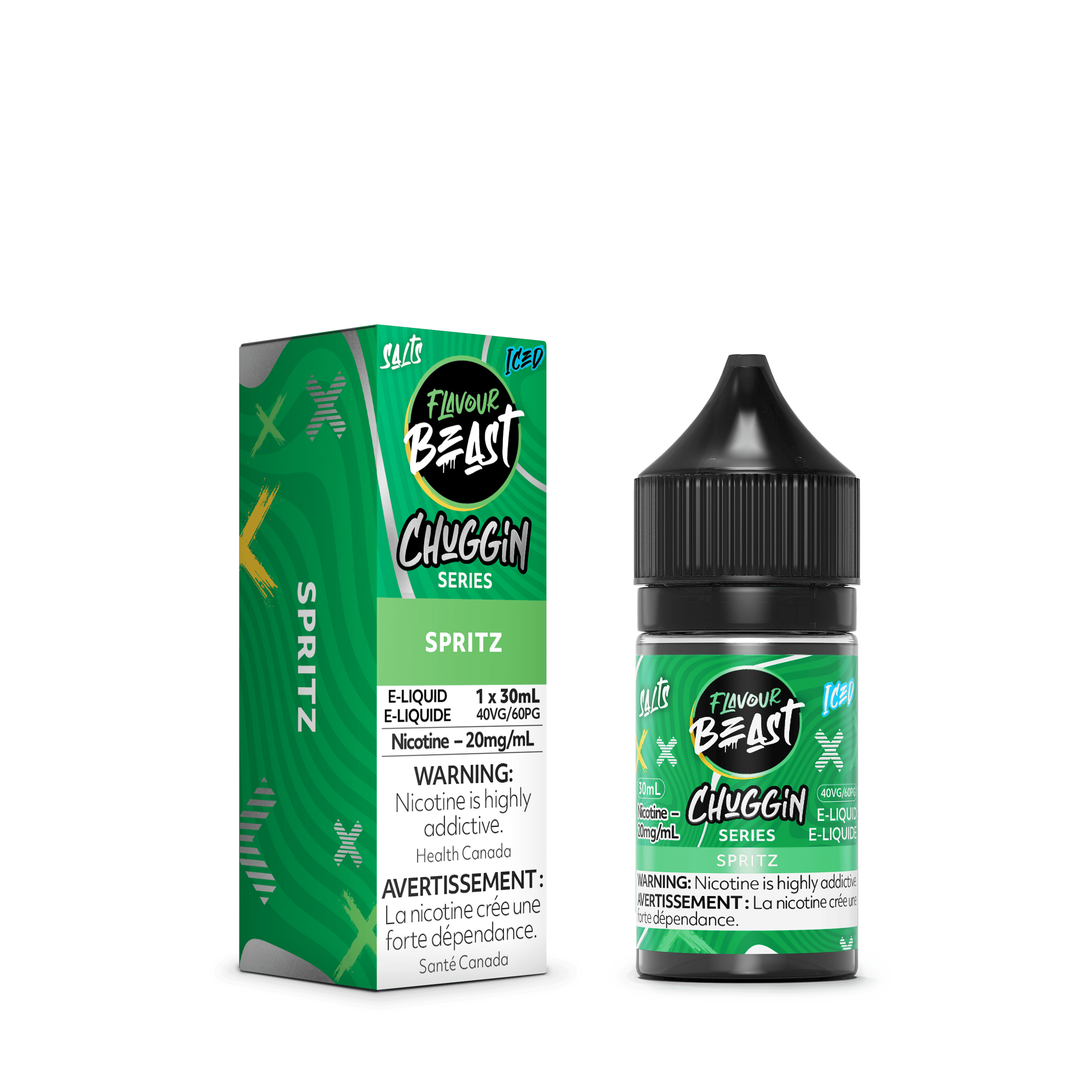 FLAVOUR BEAST (Salt Nic) Juice 30 ml CHUGGIN' SPRITZ ICED