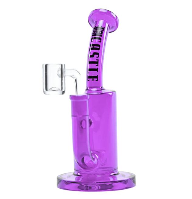 CASTLE GLASS - Barrel Rig - 8.5" - Purple