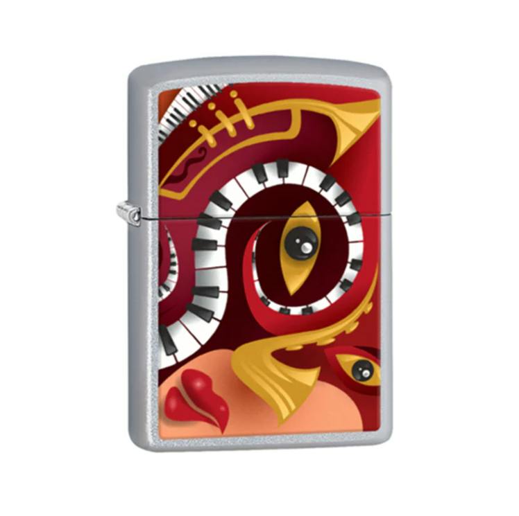 ZIPPO Lighter - Abstract Music
