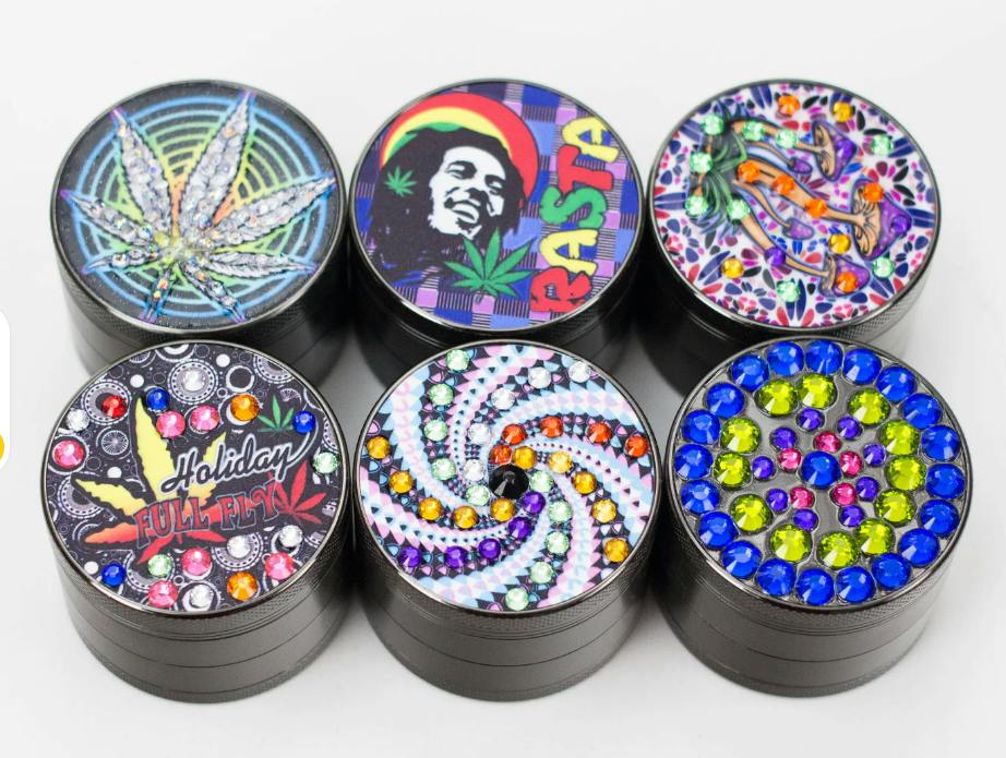 GENIE - 3D Grinder w/ Cubic Zirconia - 4pc - 50mm