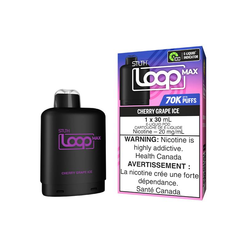 STLTH LOOP MAX - Pod Pack 30ml - CHERRY GRAPE ICE