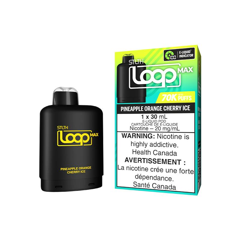 STLTH LOOP MAX - Pod Pack 30ml PINEAPPLE ORANGE CHERRY ICE