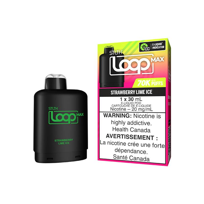 STLTH LOOP MAX - Pod Pack 30ml STRAWBERRY LIME ICE