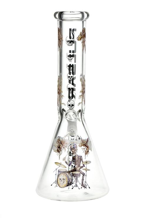 PULSAR - Give The Drummer Some Glass Beaker Water Pipe - 9.75" / 14mm F