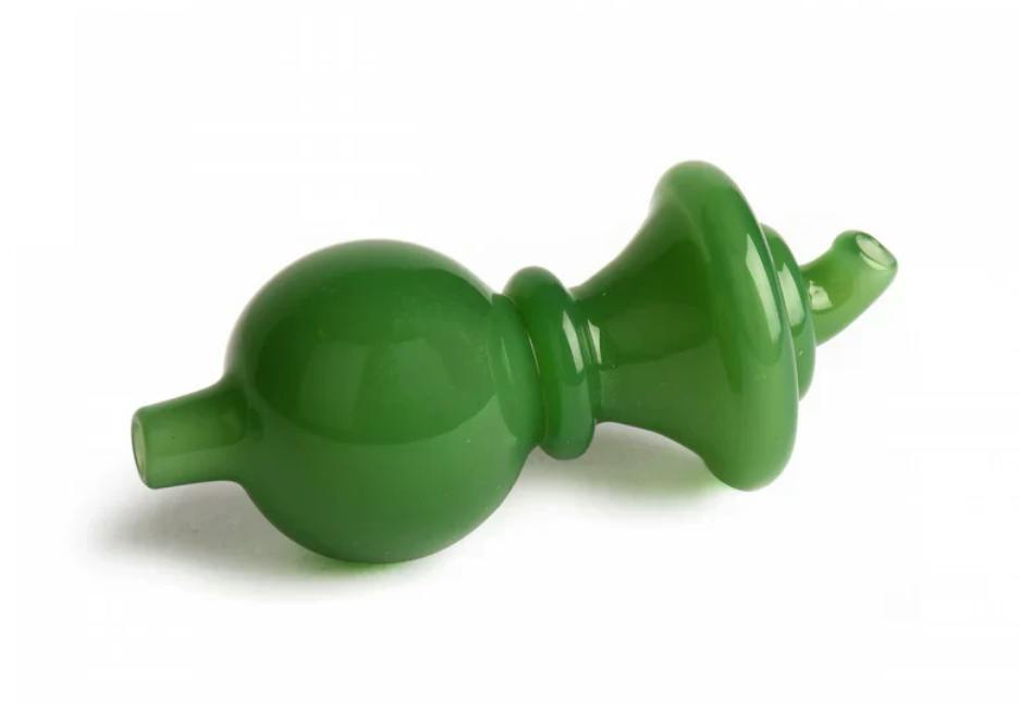 RED EYE GLASS - Reversible Carb Cap w/ Bubble & Directional Caps - Jade Green