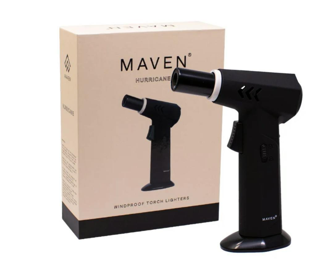 MAVEN - Hurricane Torch Lighters - Black