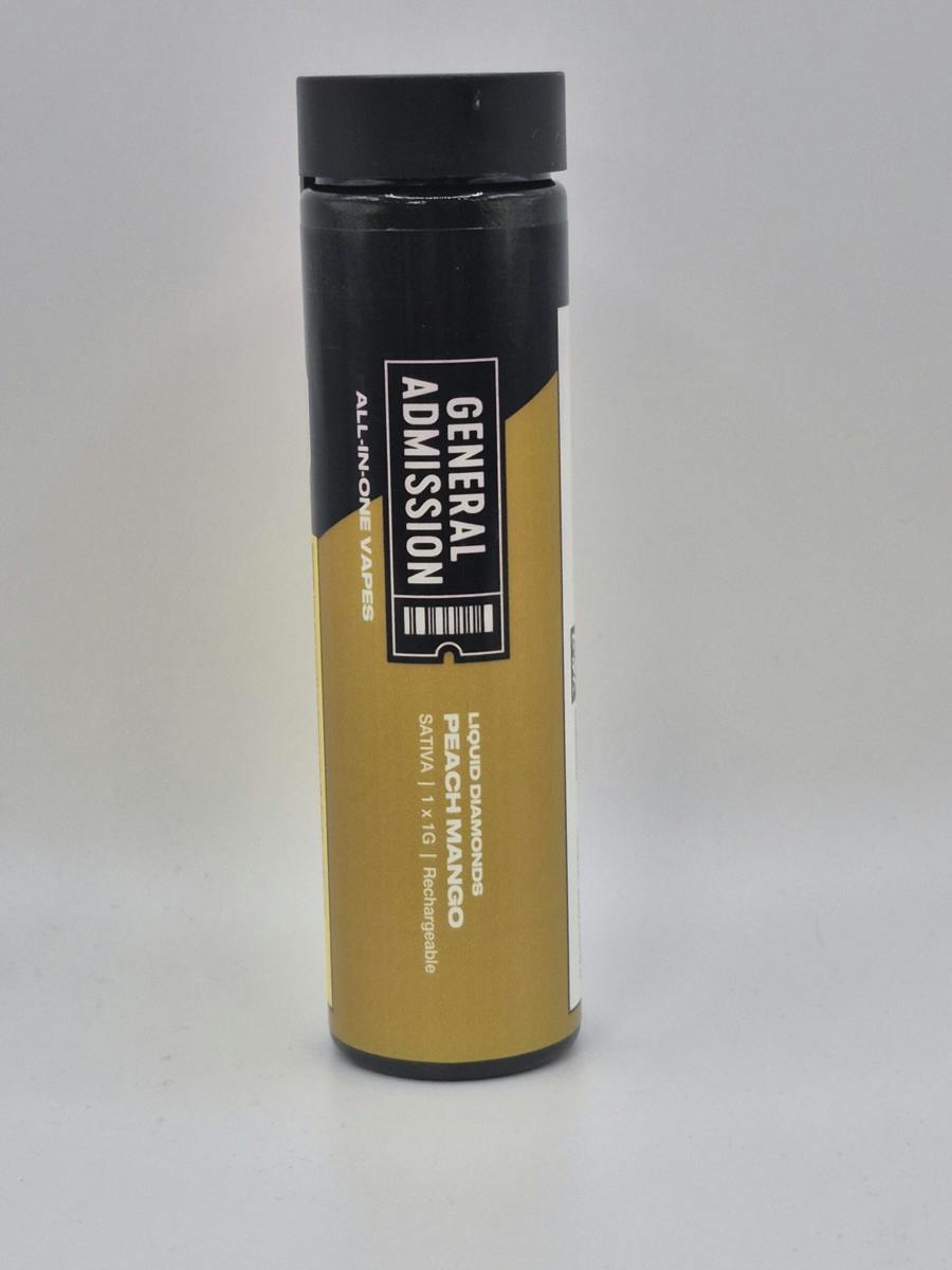 GENERAL ADMISSION Peach Mango Liquid Diamond Disposable 1g