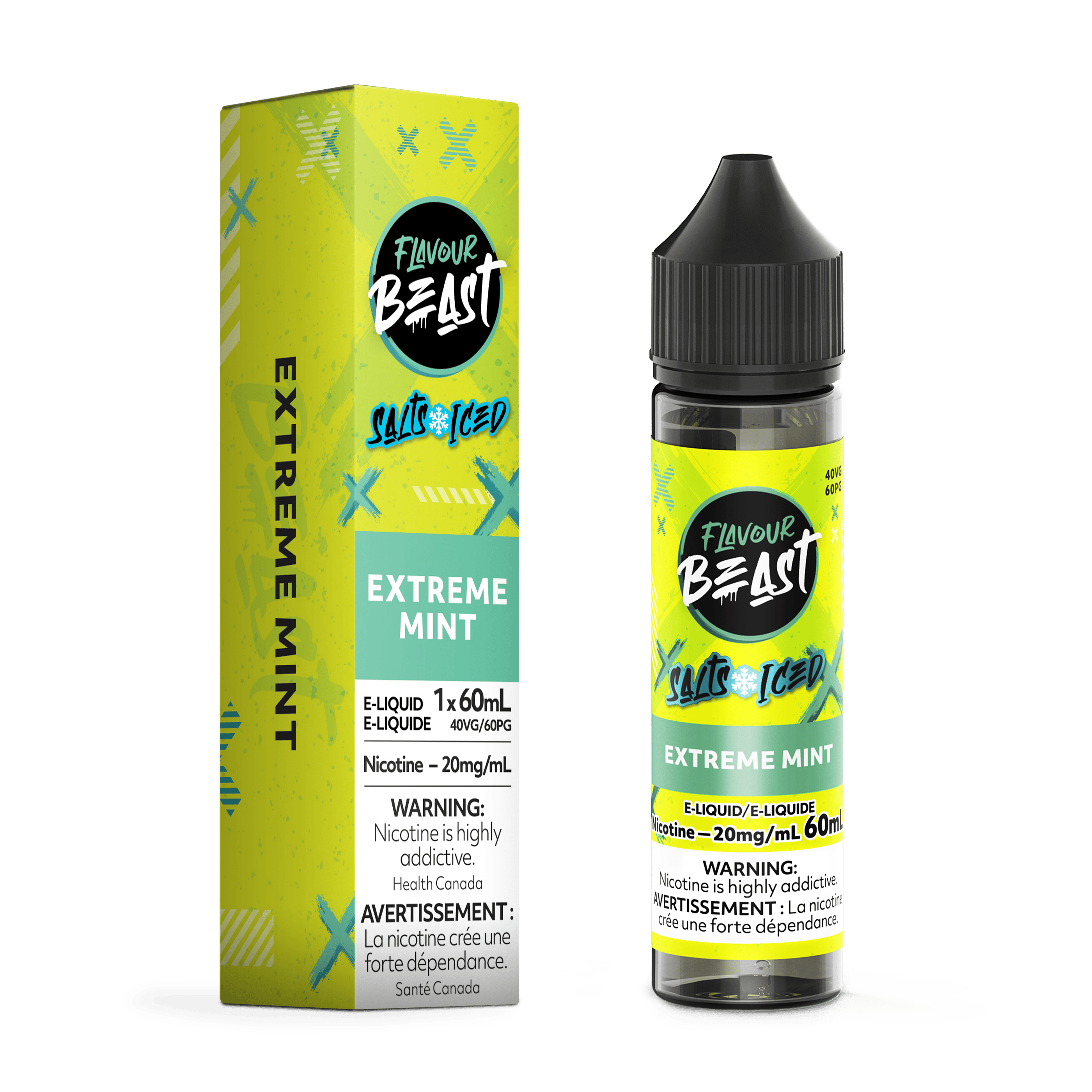 FLAVOUR BEAST (Salt Nic) Juice 60ml EXTREME MINT ICED