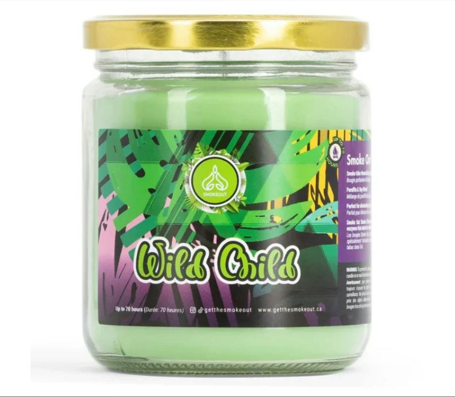 SMOKE OUT ODOR ELIMINATOR CANDLE 13OZ - Wild Child