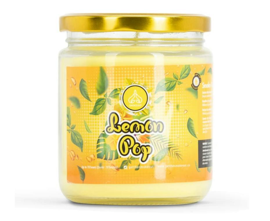 SMOKE OUT ODOR ELIMINATOR CANDLE 13OZ - Lemon Pop