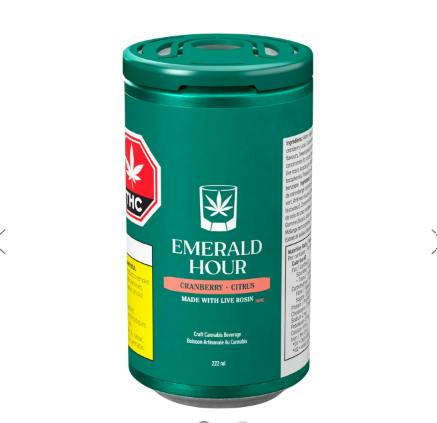 EMERALD HOUR Cranberry Citrus Live Rosin Gummies 2x5mg