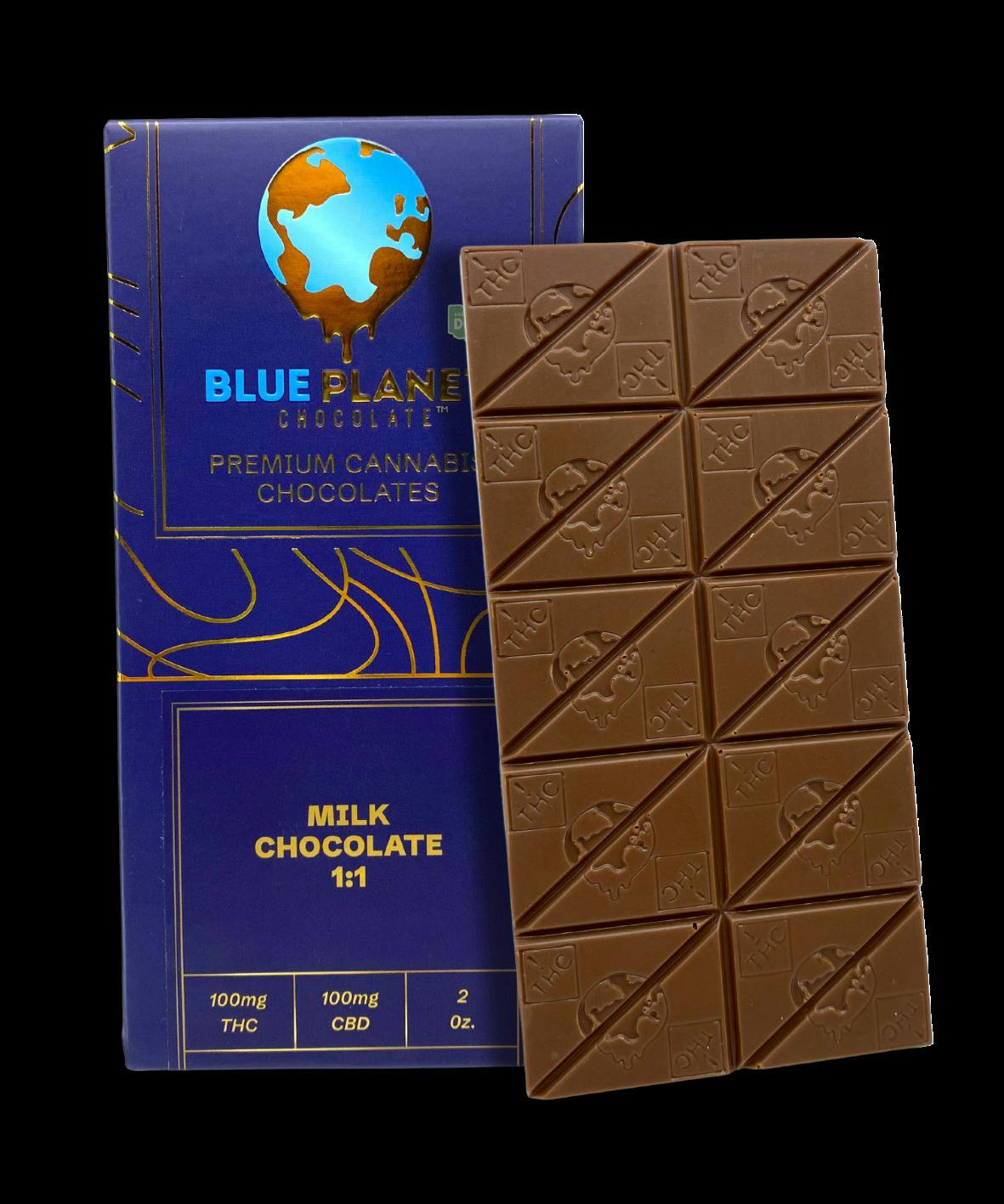 Milk Chocolate THC: CBD 1:1 Bar | 100mg | 10pk