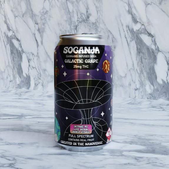 SoGanja - Live Resin Soda - Galactic Grape (IH) (25mg)