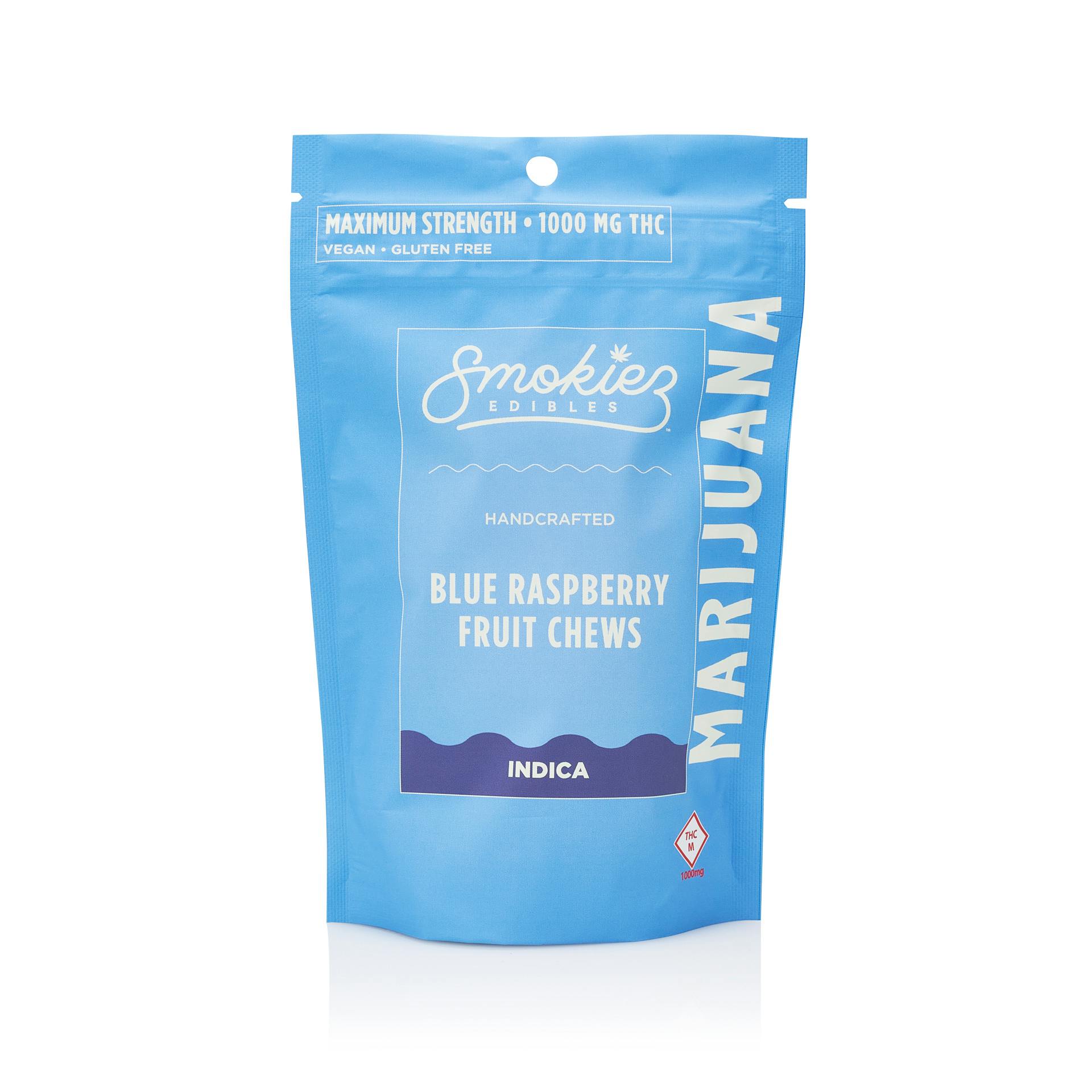 Smokiez - Gummies - Sweet Blue Raspberry (I) (1000mg)