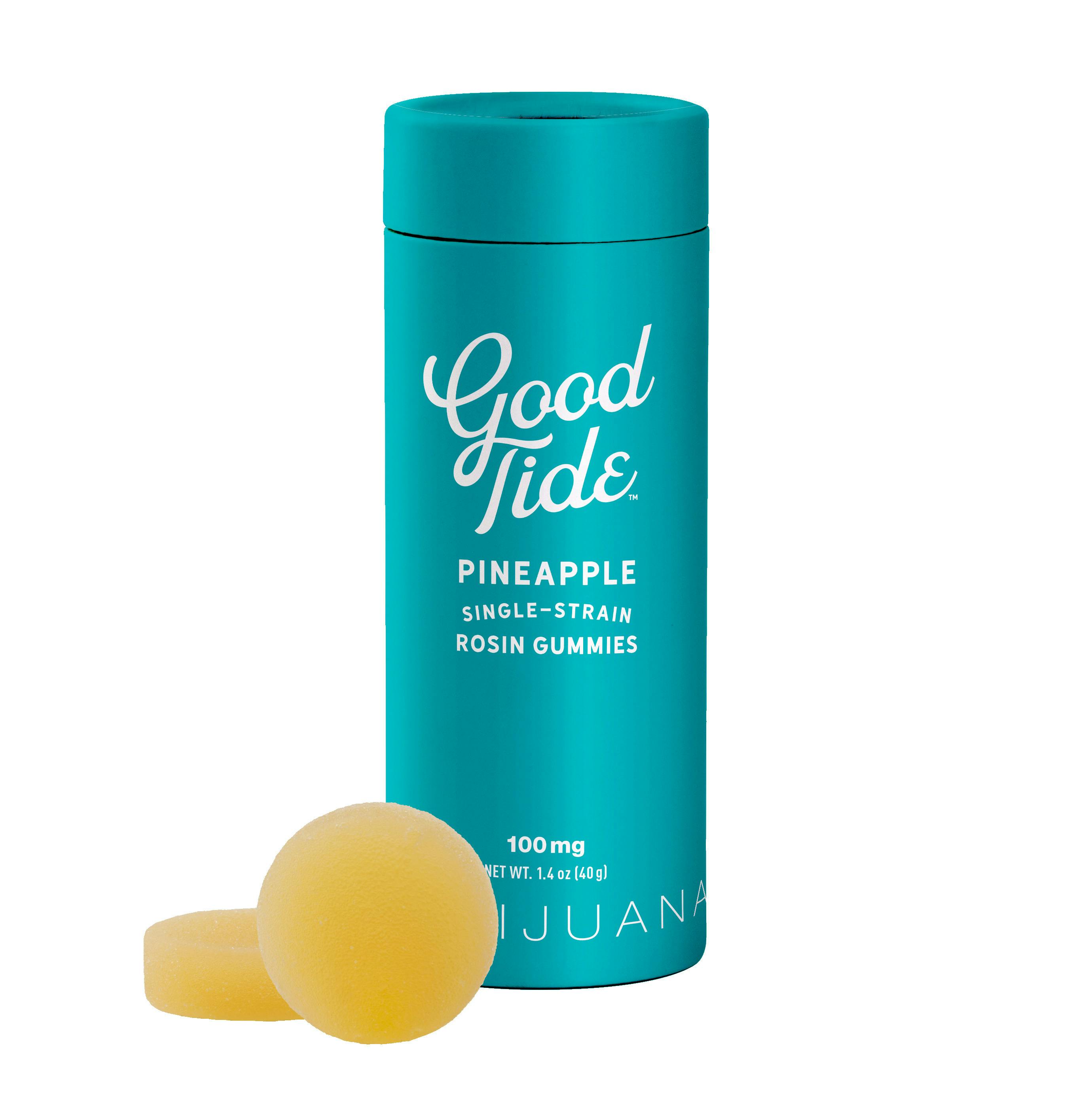 Good Tide - Live Rosin Gummies - Pineapple (S) (100mg)