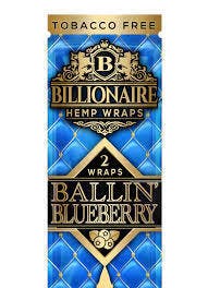 Billionaire - Hemp Wrap 2pk - Ballin' Blueberry