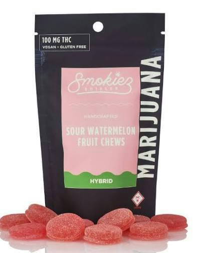 Smokiez - Gummies - Sour Watermelon (H) (100mg)