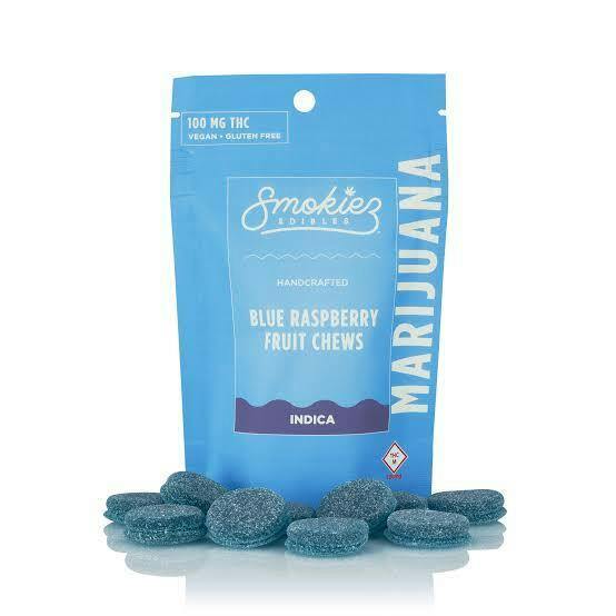Smokiez - Gummies - Sweet Blue Raspberry (I) (100mg)
