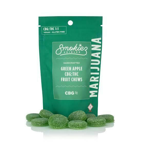 Smokiez - Gummies - Sweet Green Apple (H) (100mg THC/CBG)