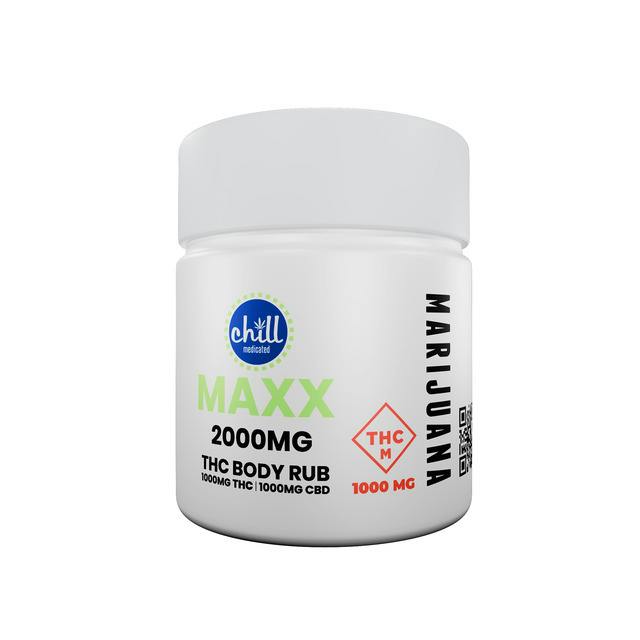 Chill Maxx - Transdermal Cream - Body Rub (H) (1000mg THC/CBD)