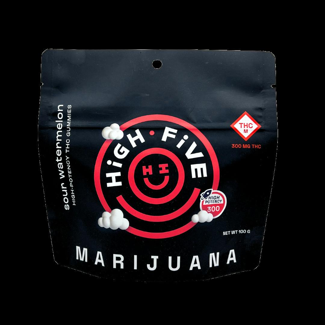 High Five - Gummies - Sour Watermelon (H) (300mg)