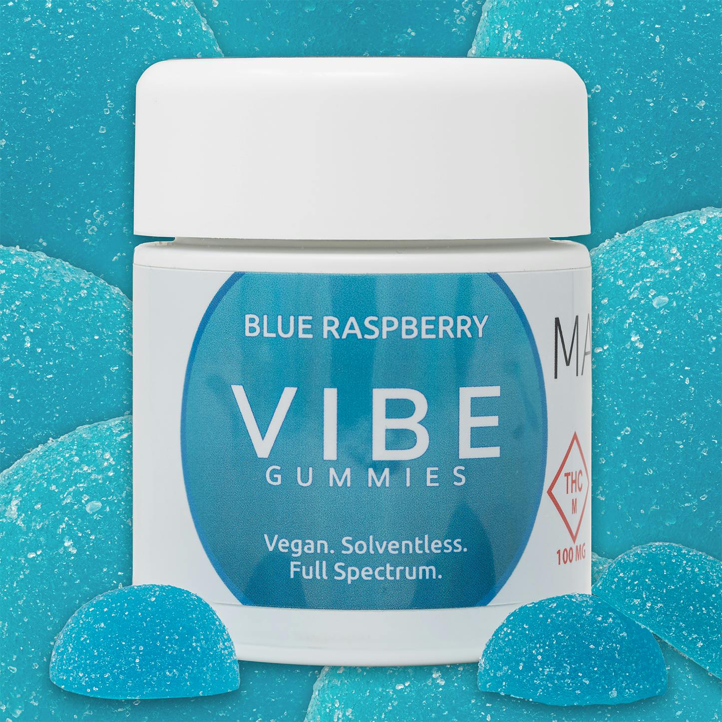 Rosin Gummies - Blue Raspberry (H) (100mg)