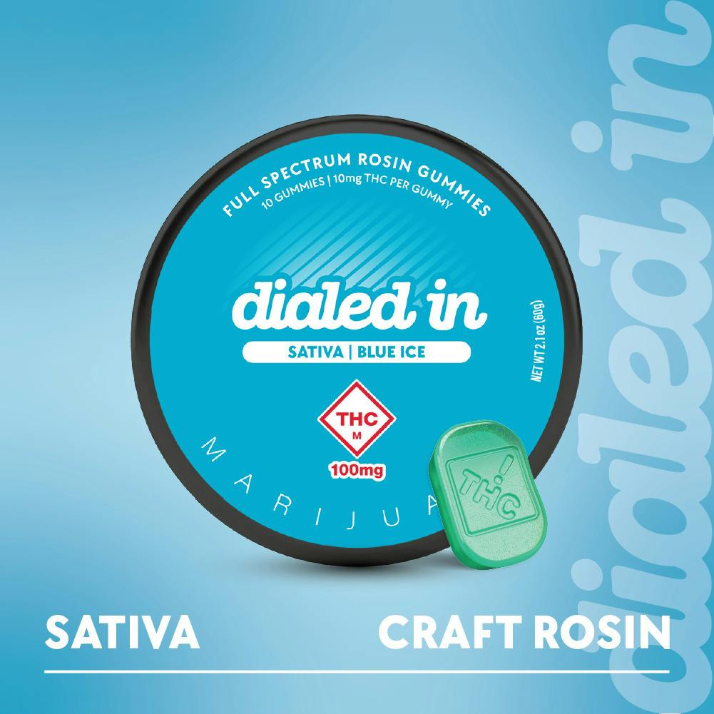 Rosin Gummies - Blue Ice (S) (100mg)
