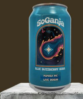 SoGanja - Live Resin Soda - Blue Buzzberry (H) (25mg)