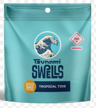Swells - Single Gummy - Tropical Tide (H) (200mg)