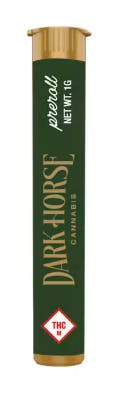 Dark Horse - Preroll - Black Runtz (IH) (1.0g)
