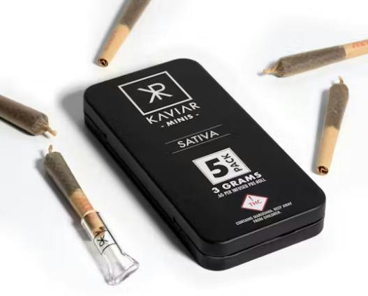 Kaviar - Mini Infused Preroll 5pk Sativa