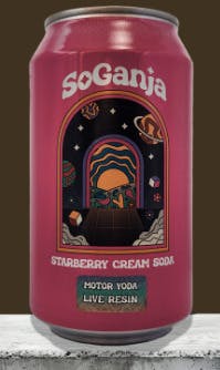 SoGanja - Live Resin Soda - Starberry Cream (H) (100mg)