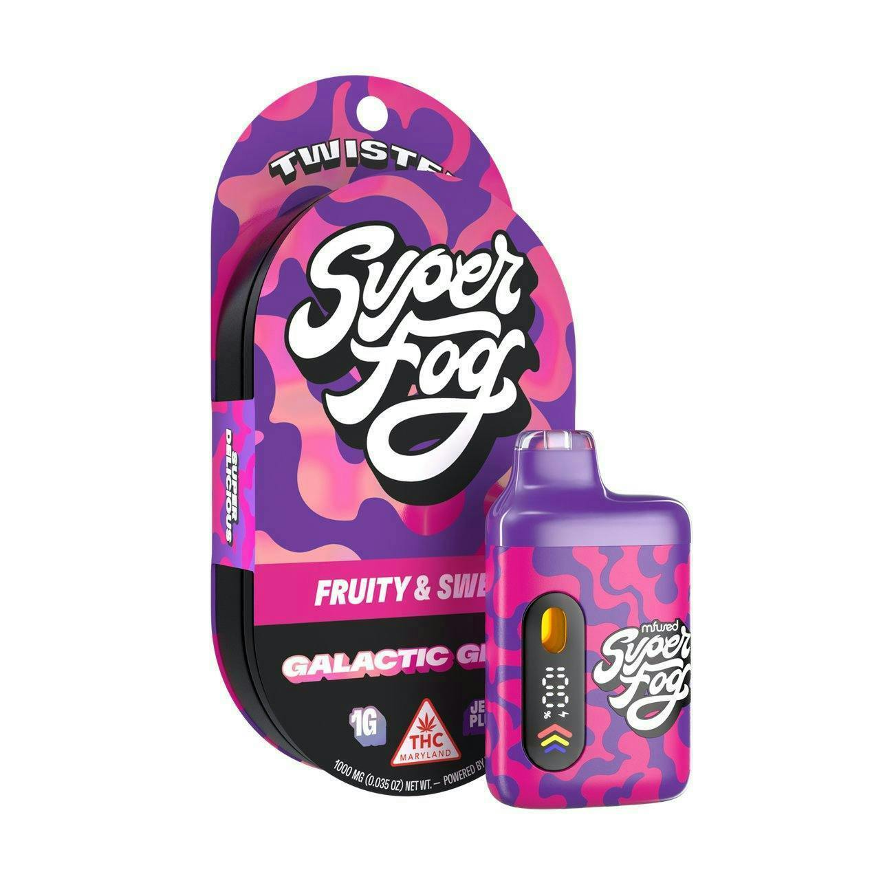 Mfused Twisted - AIO Liquid Diamonds - Galactic Grape (IH) (2.0g)