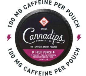 Cannadips - Pouches 2pk - Fruit Punch (S) (50mg)