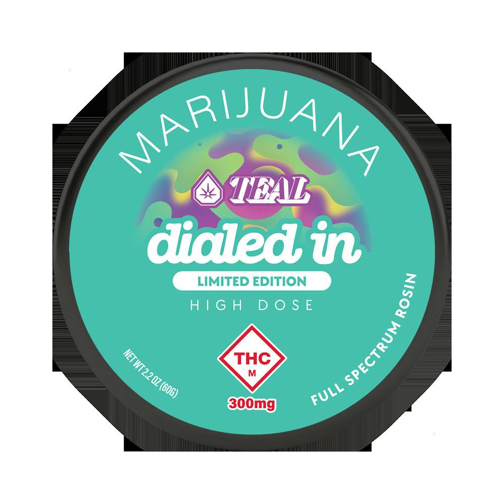 Dialed In Gummies X Teal - Rosin Gummies - Melted Strawberries (H) (300mg)