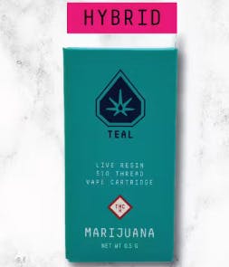 Teal - Cartridge Live Resin - Cherry Paloma (H) (1.0g)