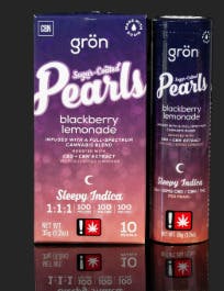 Gron - Gummy Pearls - Blackberry Lemonade (I) (300mg THC/CBD/CBN)