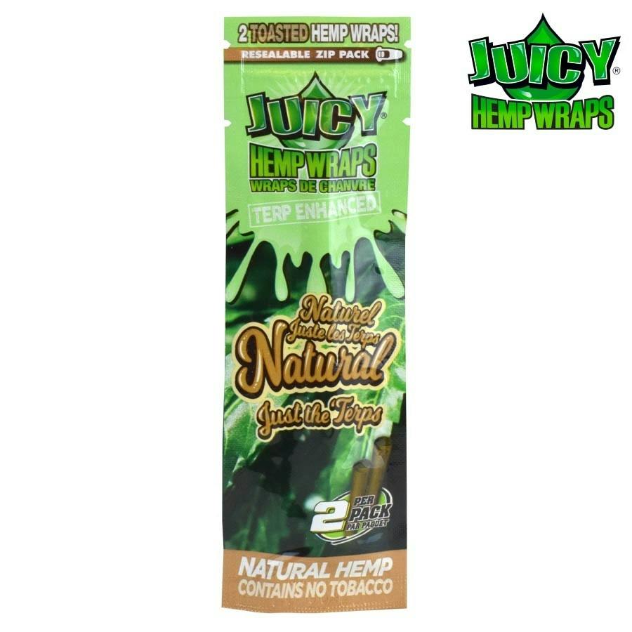 Juicy Jays - Terp Enhanced Natural Hemp Wraps - 2pc