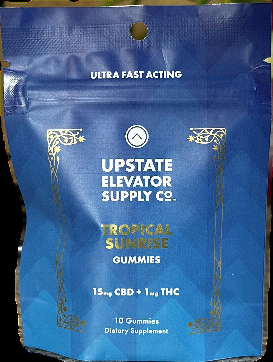 Upstate Elevator Supply Co. - CBD Gummies 15:1 - Tropical Sunrise