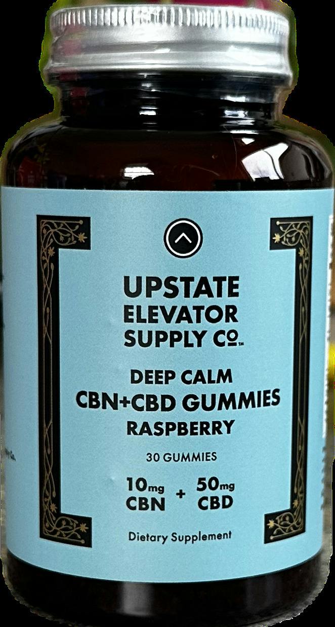 Upstate Elevator Supply Co. - CBN+CBD Gummies - Raspberry