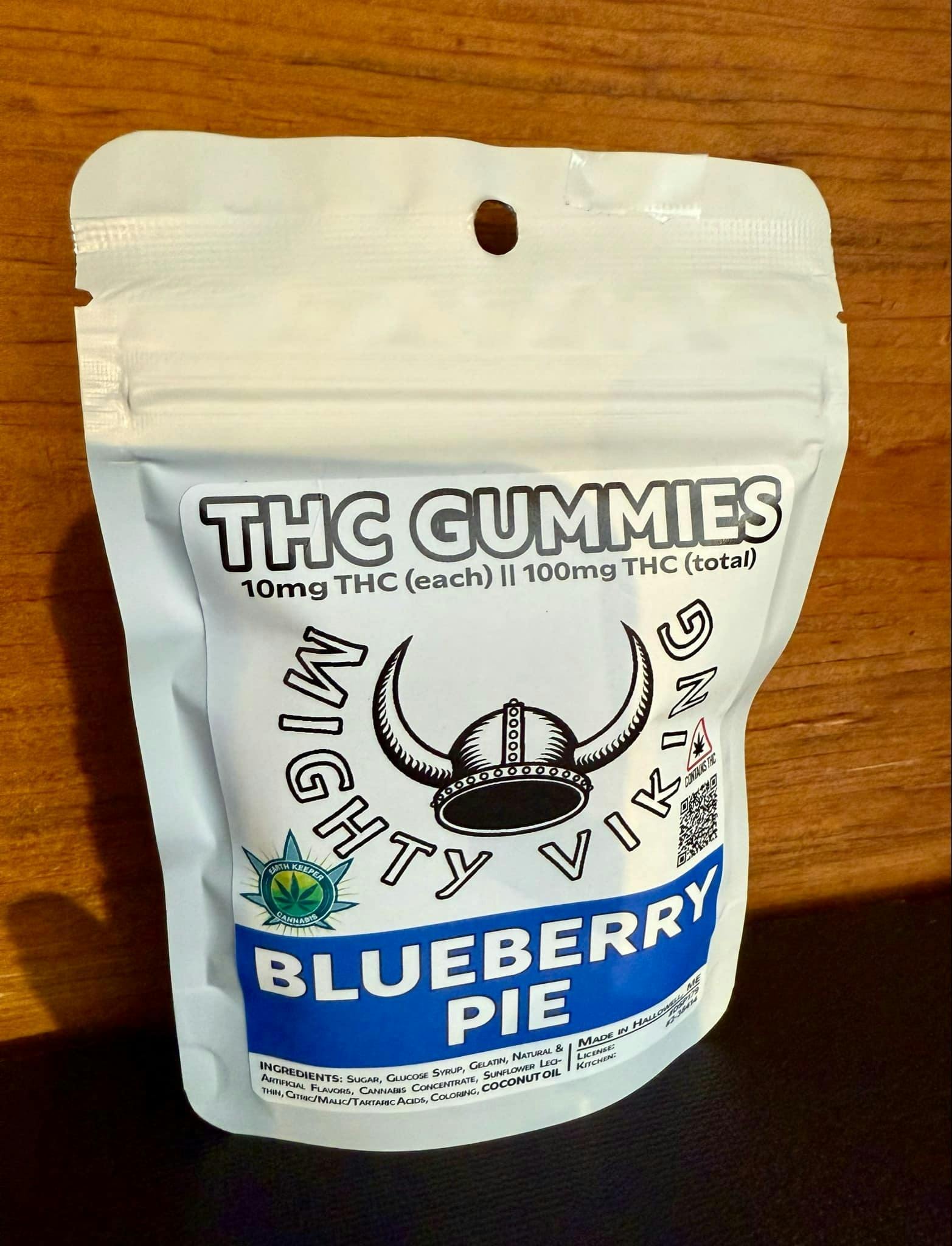 Mighty Viking THC Gummy 100mg - Blueberry Pie