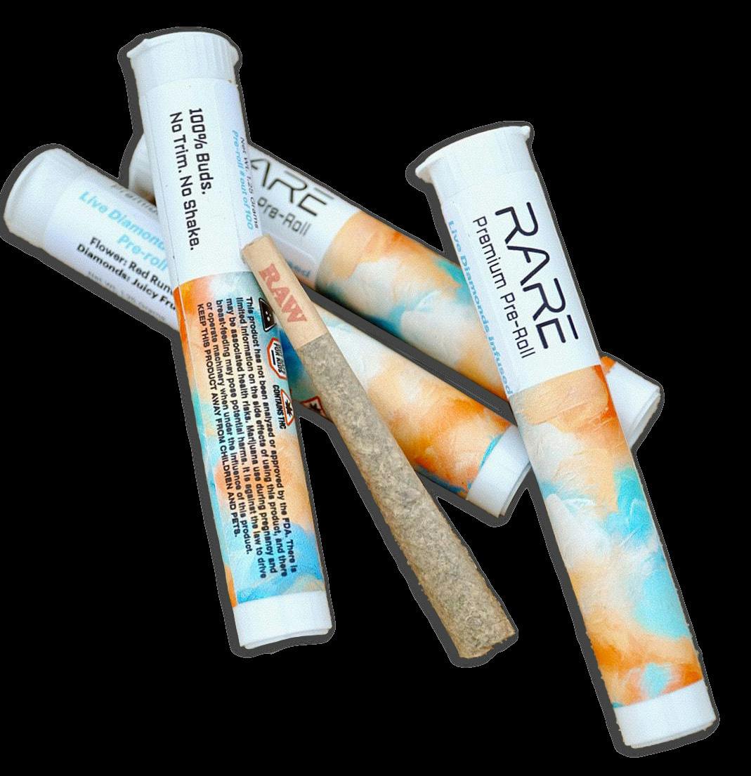 Live Resin Diamond Infused Pre-Roll - LA Runtz x Rock Candy at Earth Keeper Cannabis (Winthrop)-Medical