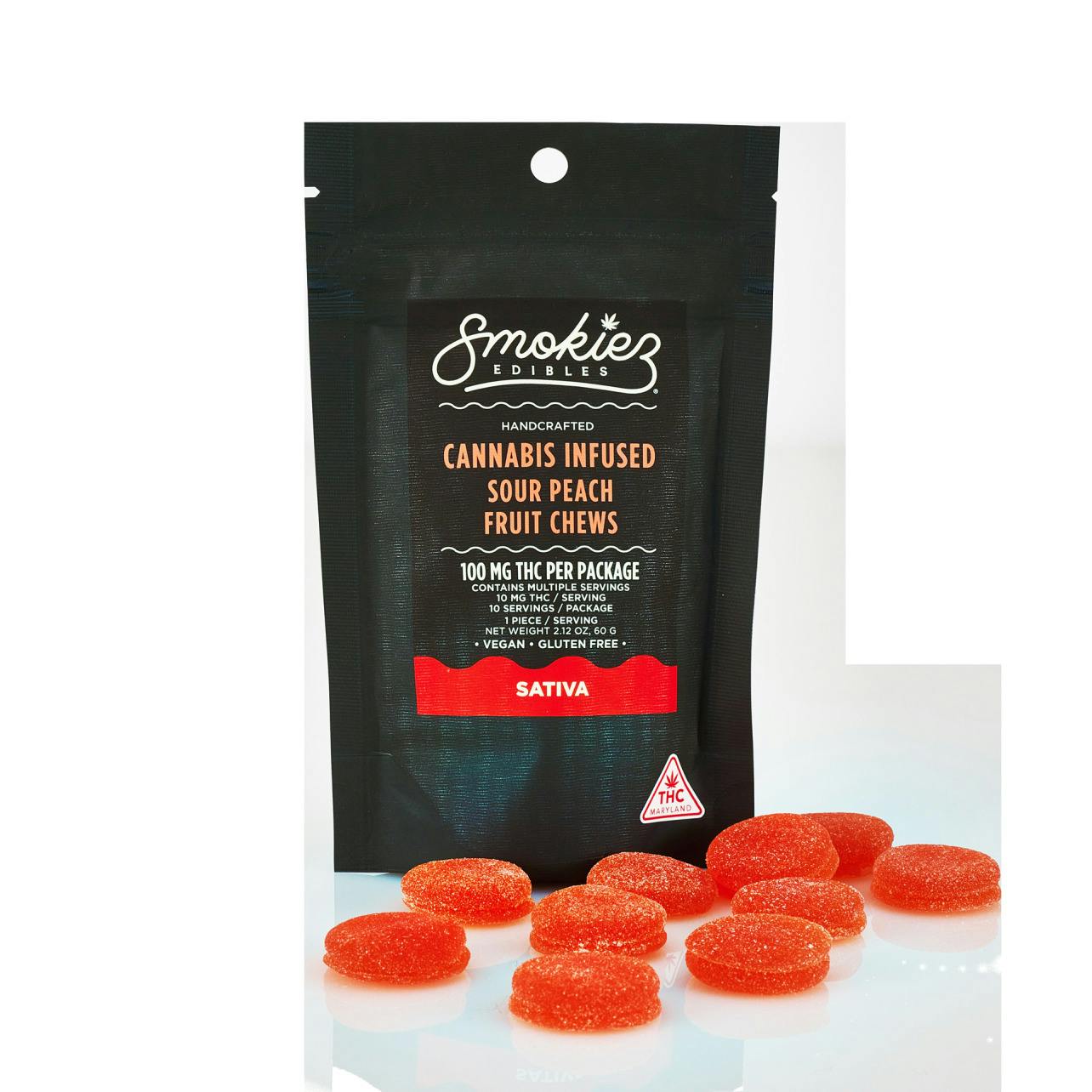 Sour Peach Sativa Chews