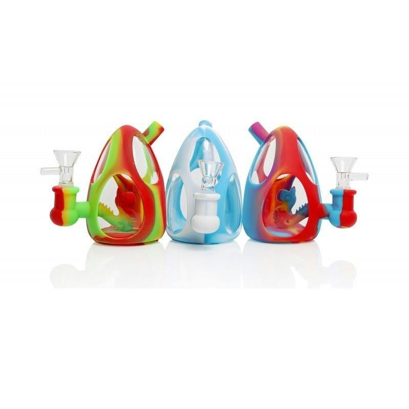 MK Glass - SWP40 - Dino Egg Silicone Waterpipe