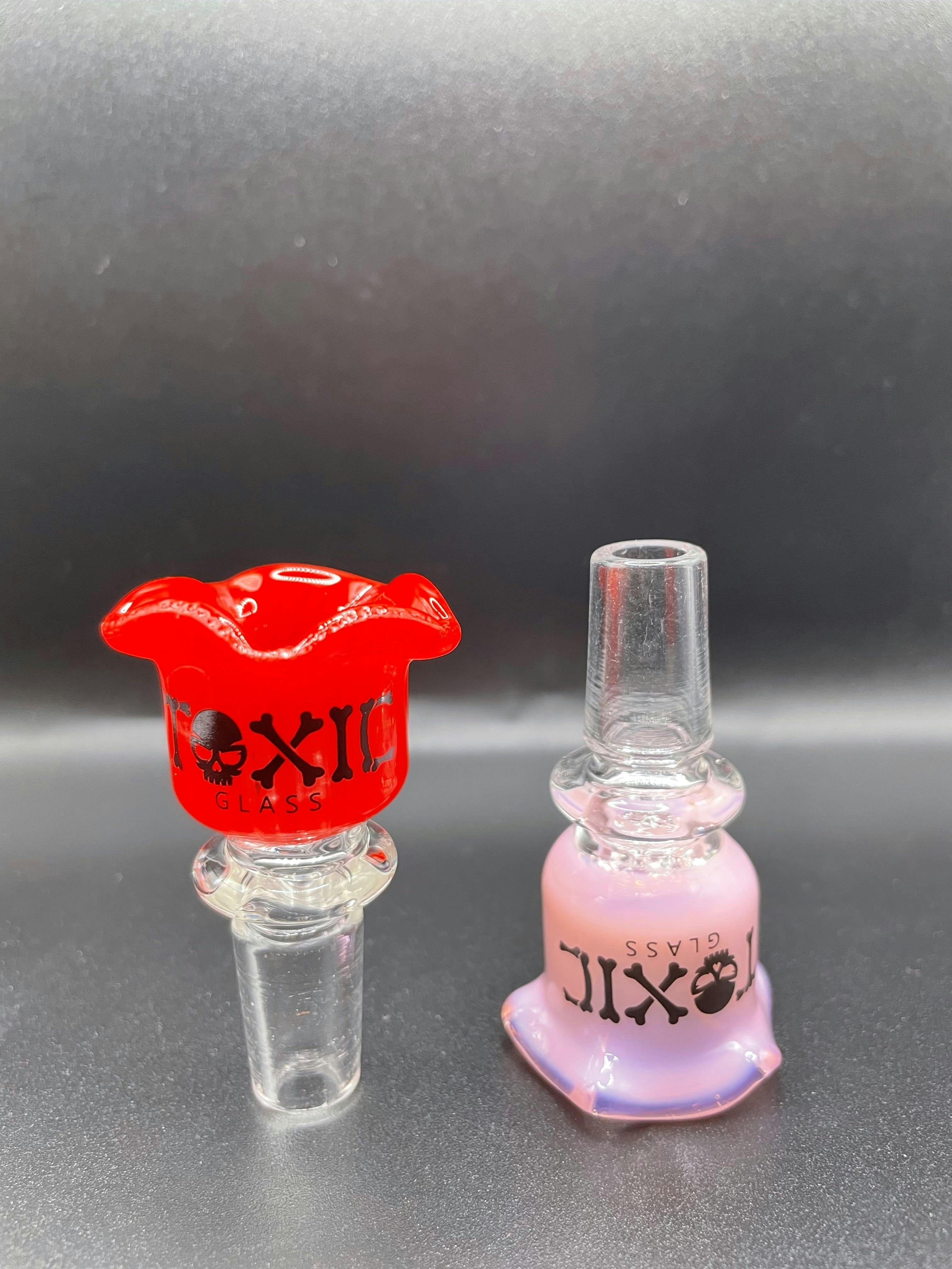 MK Glass - TXBL2 Toxic Rose - Bowl